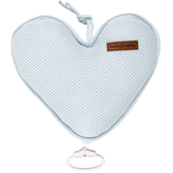 Baby's Only Spieluhr Herz Classic Puderblau 3 Baby's Only Spieluhr Herz Classic Puderblau