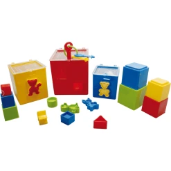 Gowi Steckbox Pyramide Eckig - 19tlg